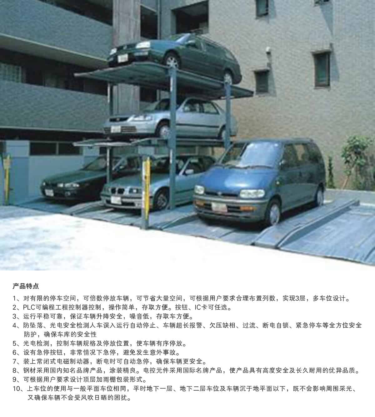 貴陽PJS3D2三層地坑簡易升降停車設備產(chǎn)品特點.jpg