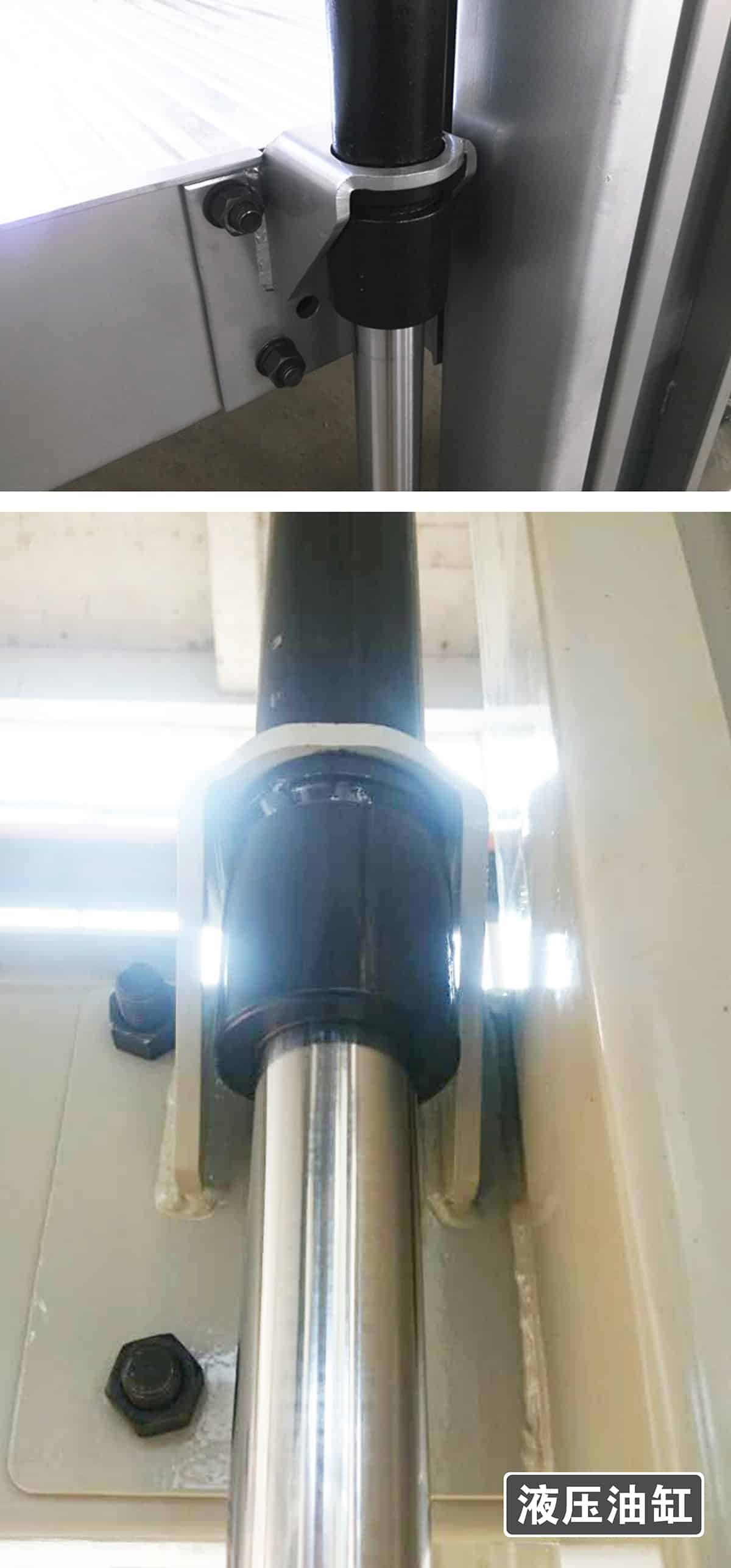 貴陽倍萊兩柱簡易升降立體停車設備液壓油缸展示.jpg